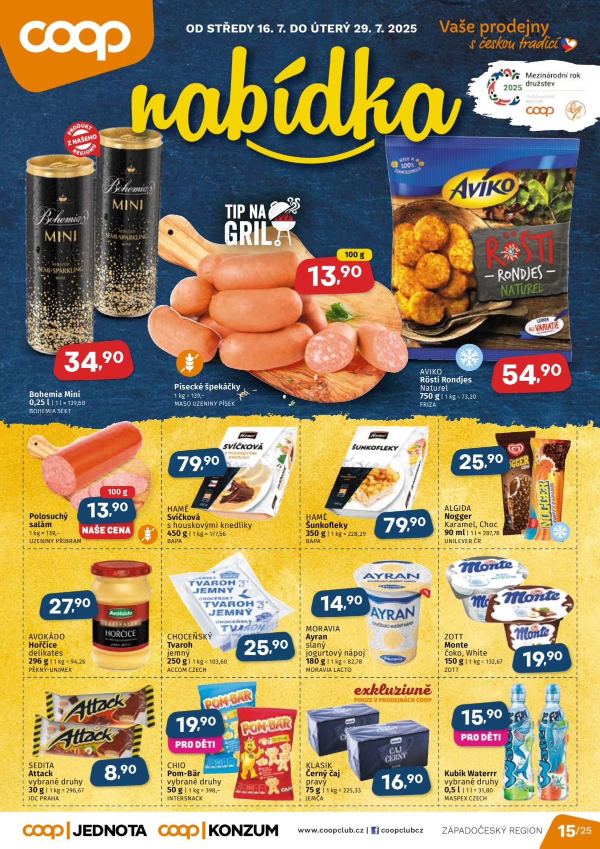 Leták Coop - Západní Čechy od 16.07. do 29.07.