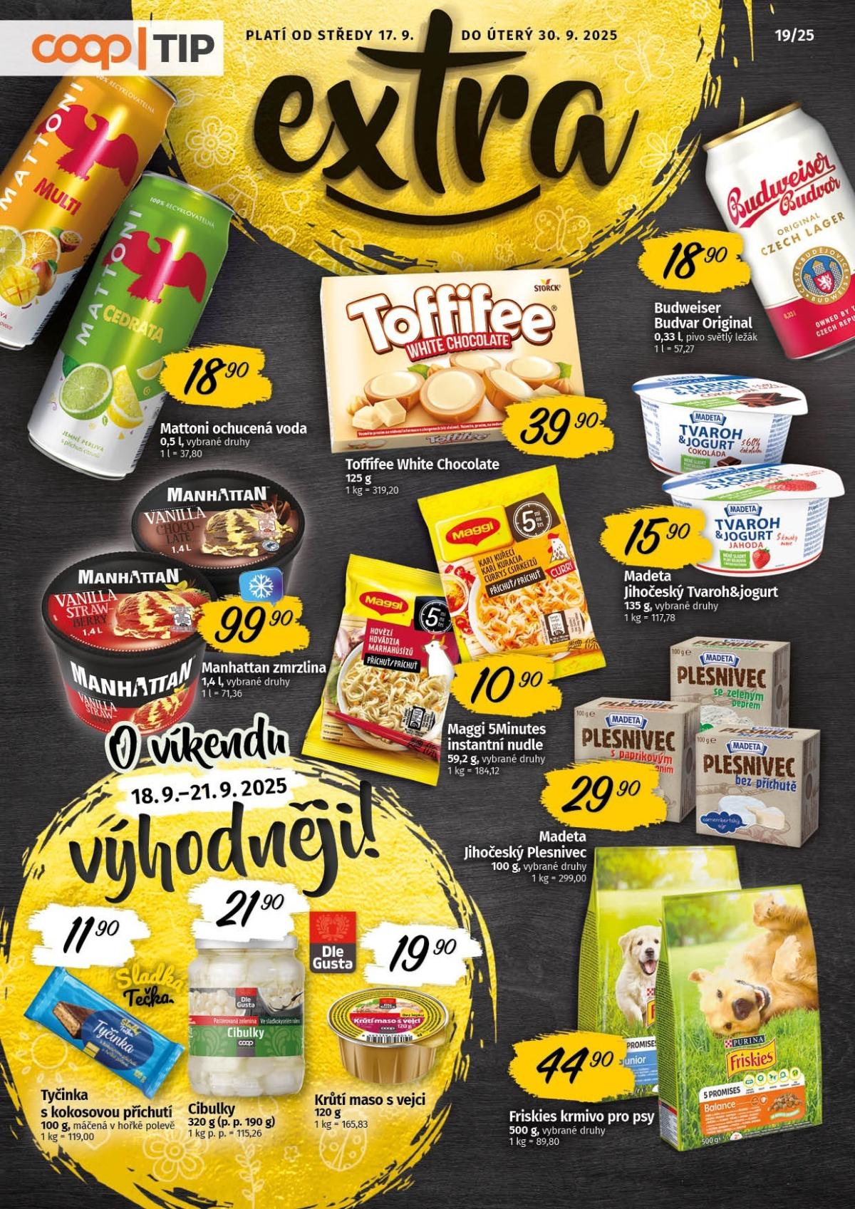 Leták Coop - Tip extra od 17.09. do 30.09.