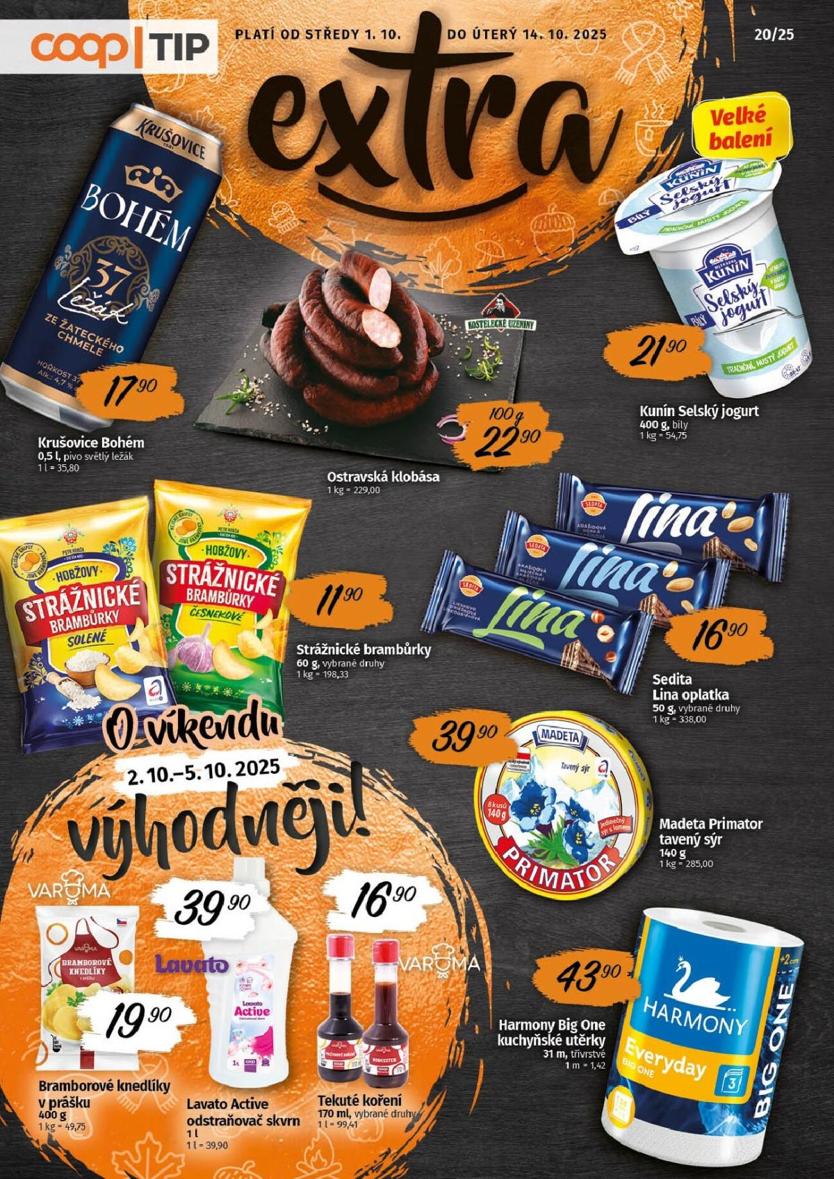 Leták Coop - Tip extra od 01.10. do 14.10.