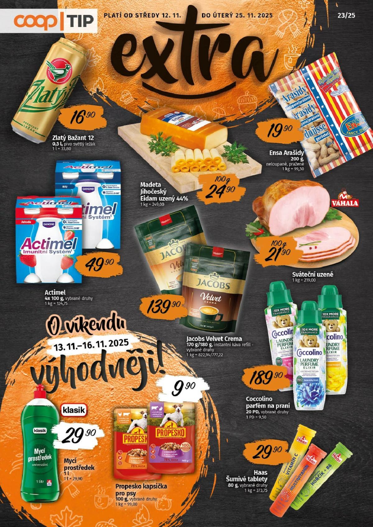 Aktuální leták COOP - Tip Extra od 12.11. do 25.11.