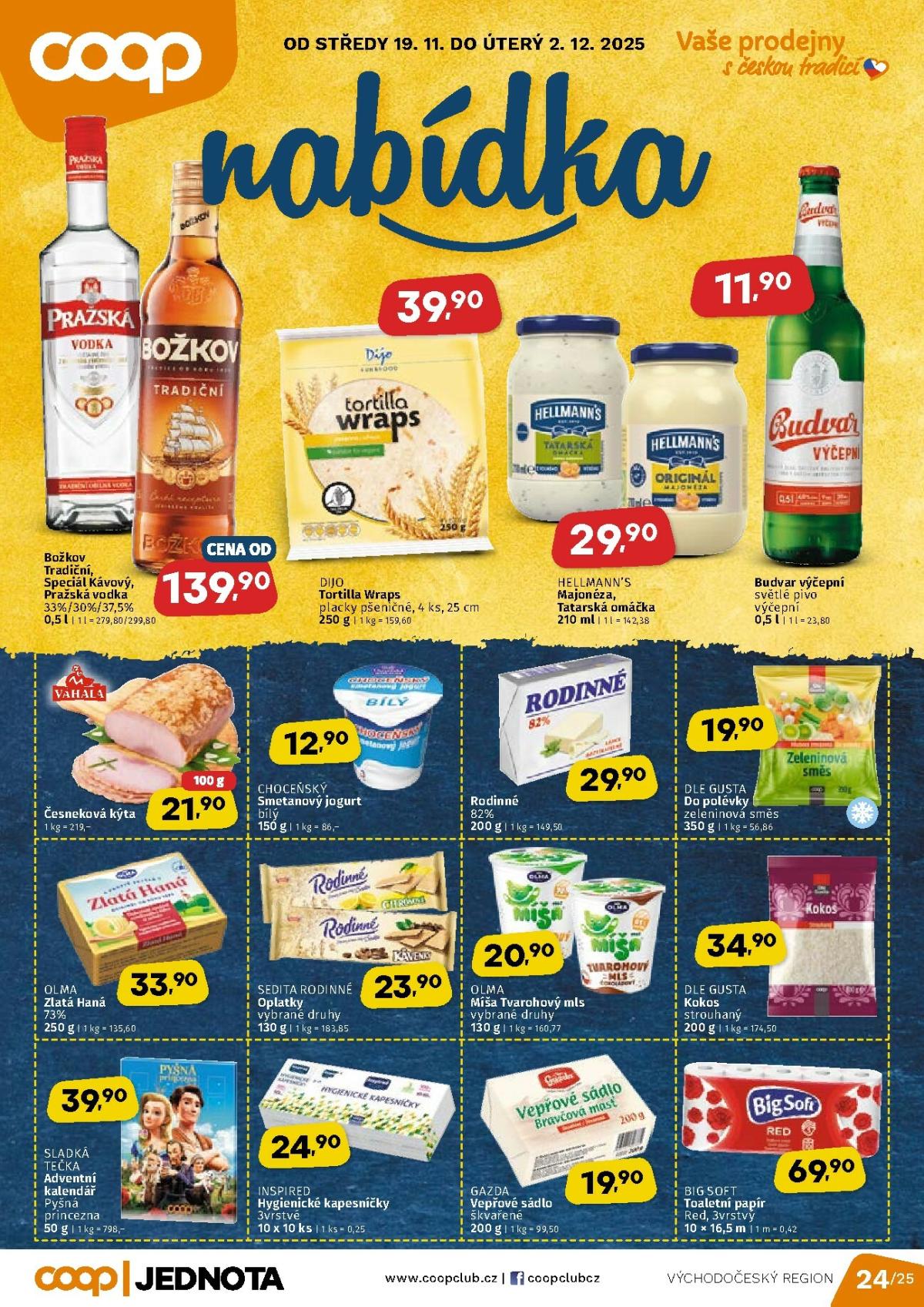 Aktuální leták Coop - Východní Čechy od 19.11. do 02.12.