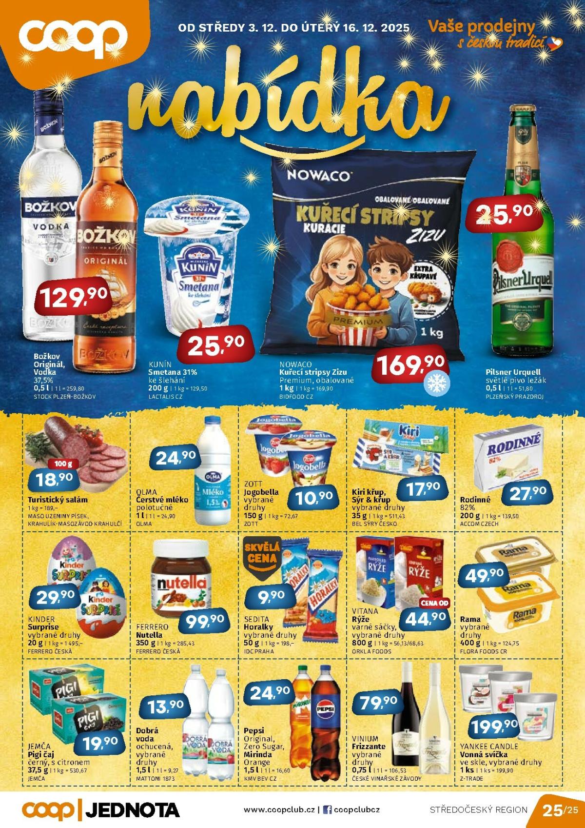Aktuální leták Coop - Střední Čechy od 03.12. do 16.12.