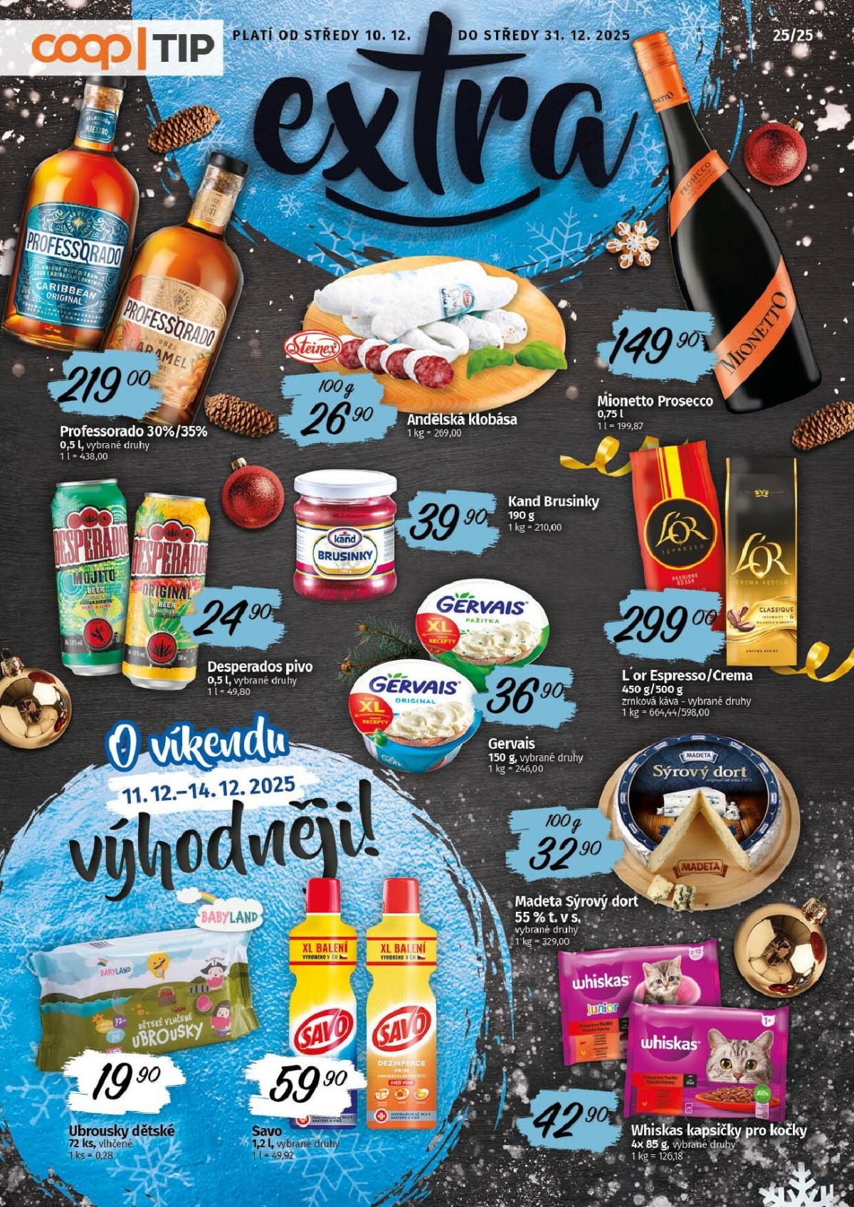 Aktuální leták Coop - Tip extra od 10.12. do 31.12.