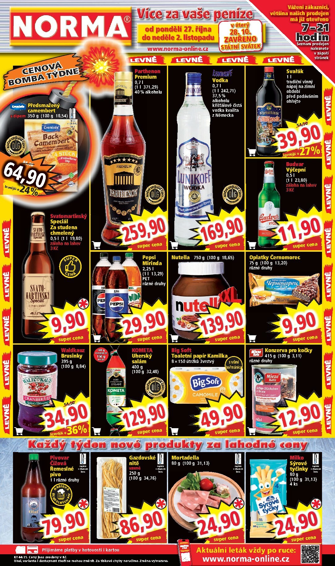 Aktuální leták Norma od 27.10. do 02.11.