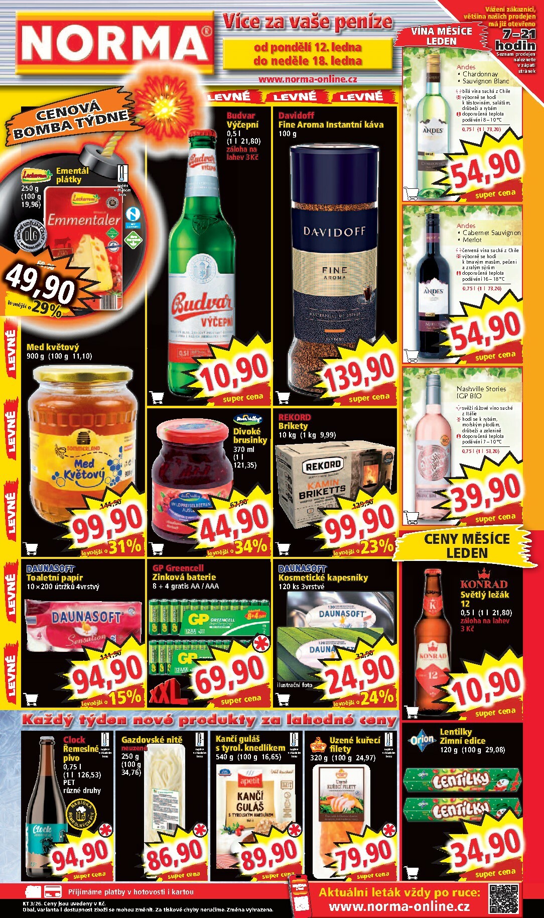 Aktuální leták Norma od 12.01. do 18.01.