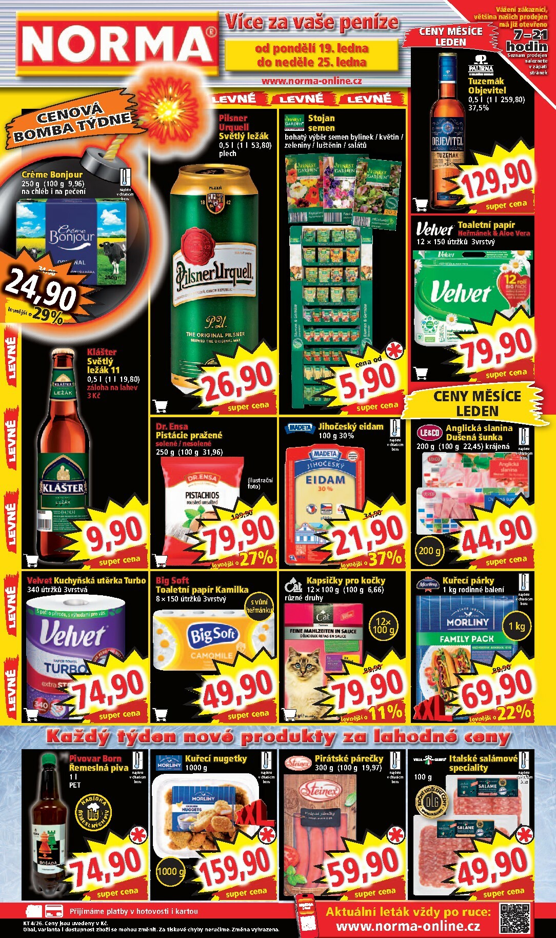 Aktuální leták Norma od 19.01. do 25.01.