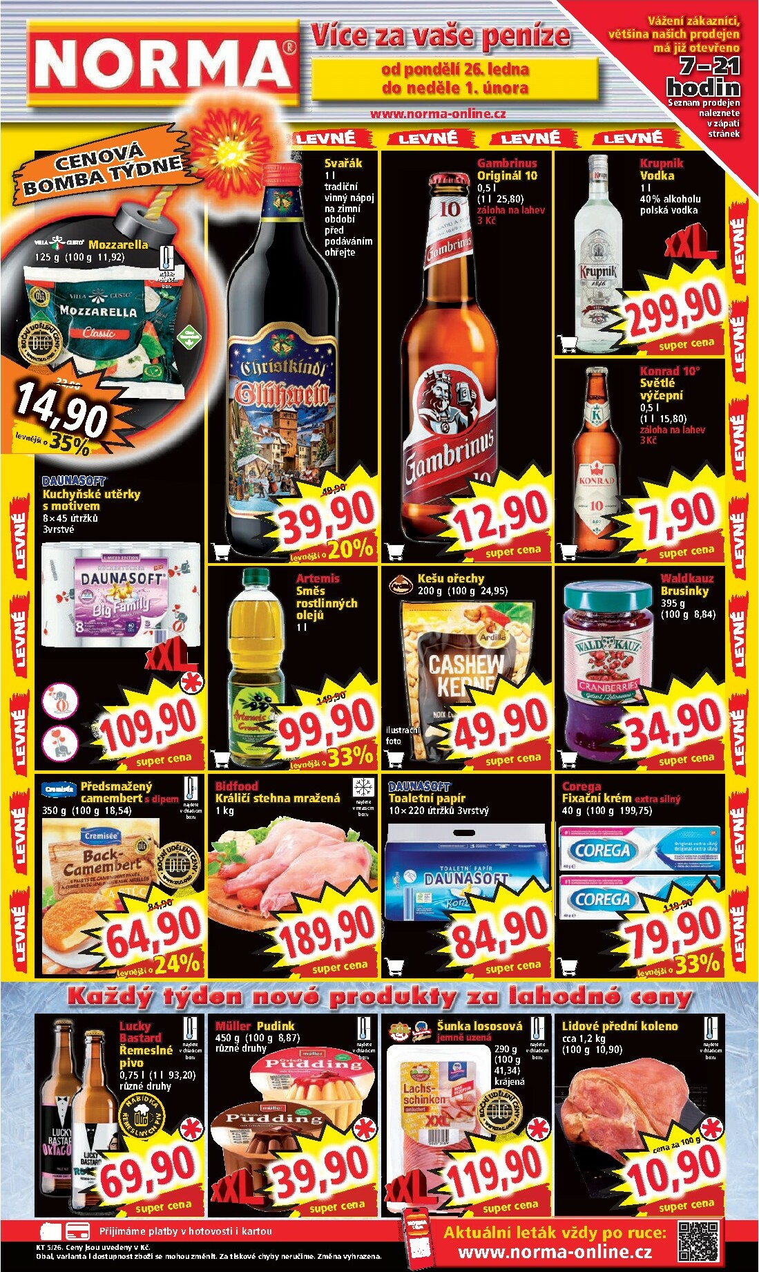 Aktuální leták Norma od 26.01. do 01.02.