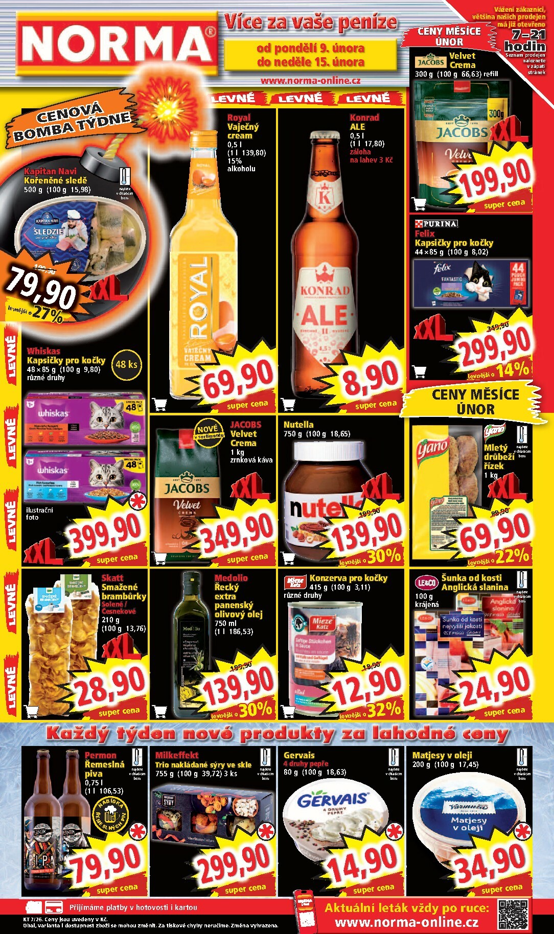 Norma leták platný od pondělí 09.02.2026 do neděle 15.02.2026
