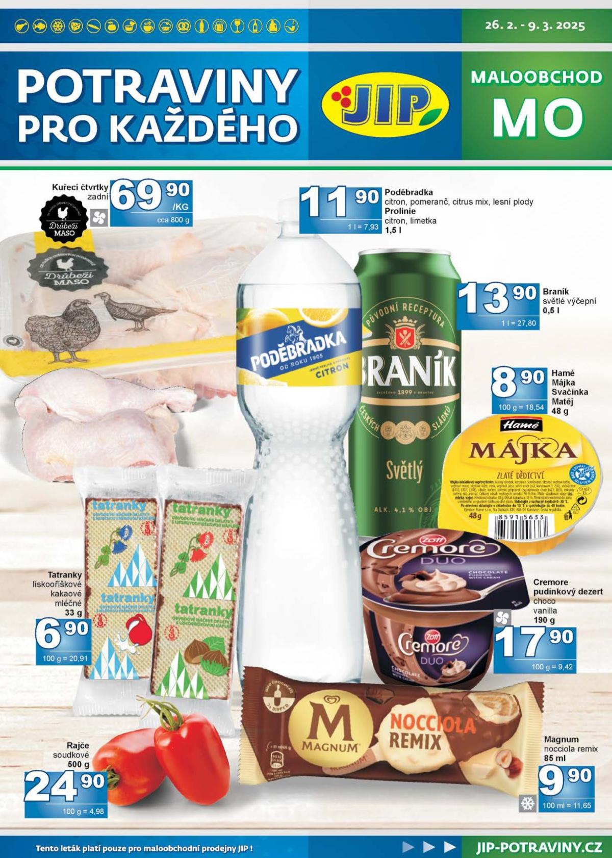 Leták JIP - Maloobchod od 26.02. do 09.03.