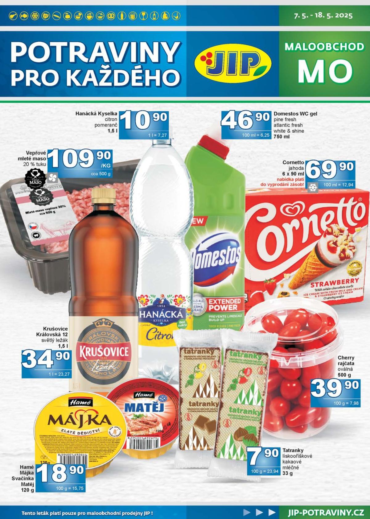 Leták JIP - Maloobchod od 07.05. do 18.05.