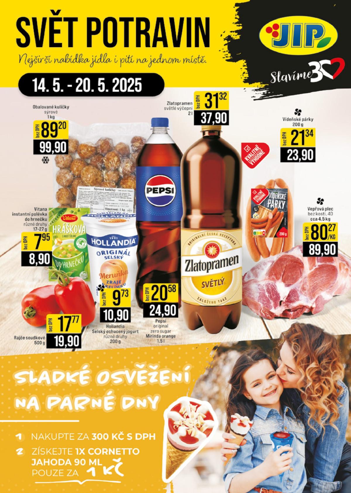 Leták JIP - Jilemnice, Pardubice - Staré Hradiště, Zlín, Olomouc, Karlovy Vary, Polička od 14.05. do 20.05.