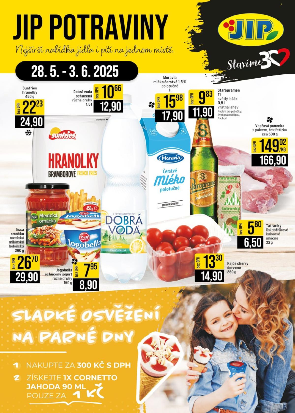 Leták JIP - České Budějovice, Most, Svoboda nad Úpou, Náchod, Sušice od 28.05. do 03.06.