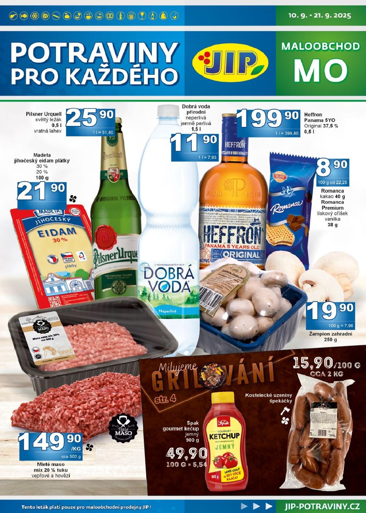 Leták JIP - Maloobchod od 10.09. do 21.09.