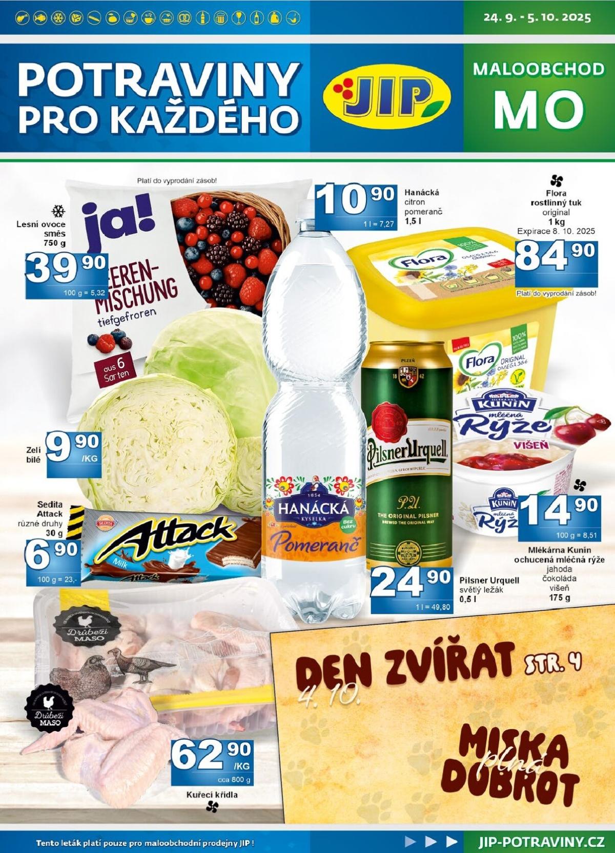 Leták JIP - Maloobchod od 24.09. do 05.10.