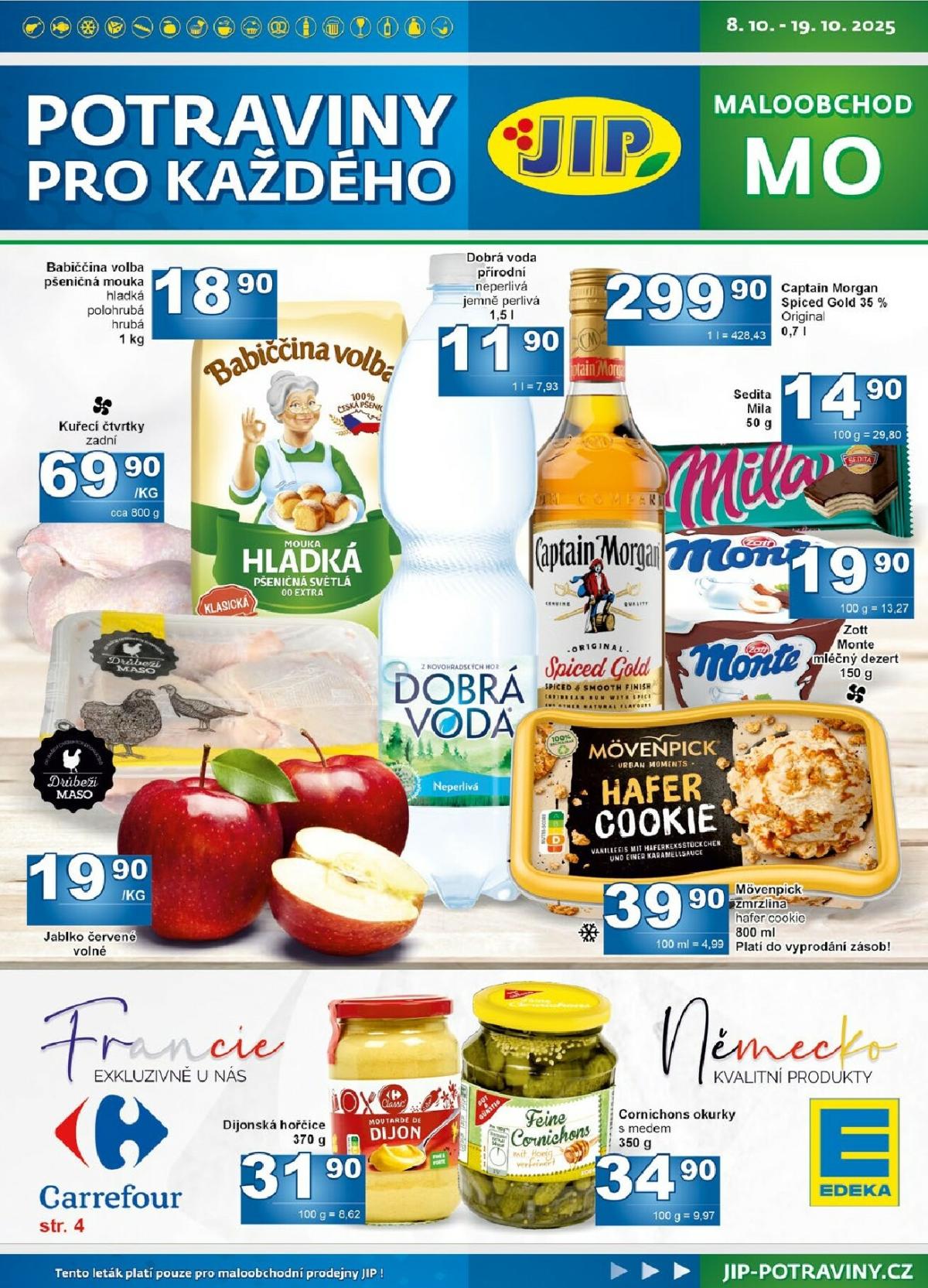 Aktuální leták JIP - Maloobchod od 08.10. do 19.10.