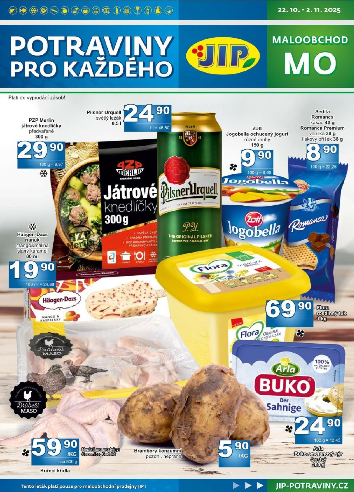 Aktuální leták JIP - Maloobchod od 22.10. do 02.11.