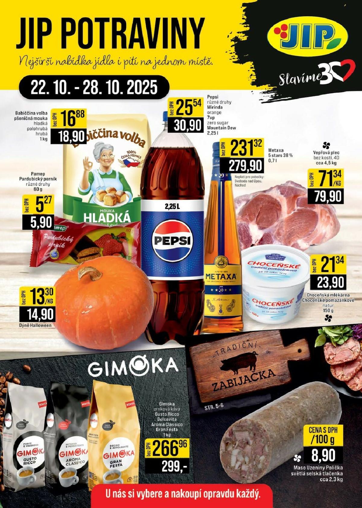 Aktuální leták JIP od 22.10. do 28.10.