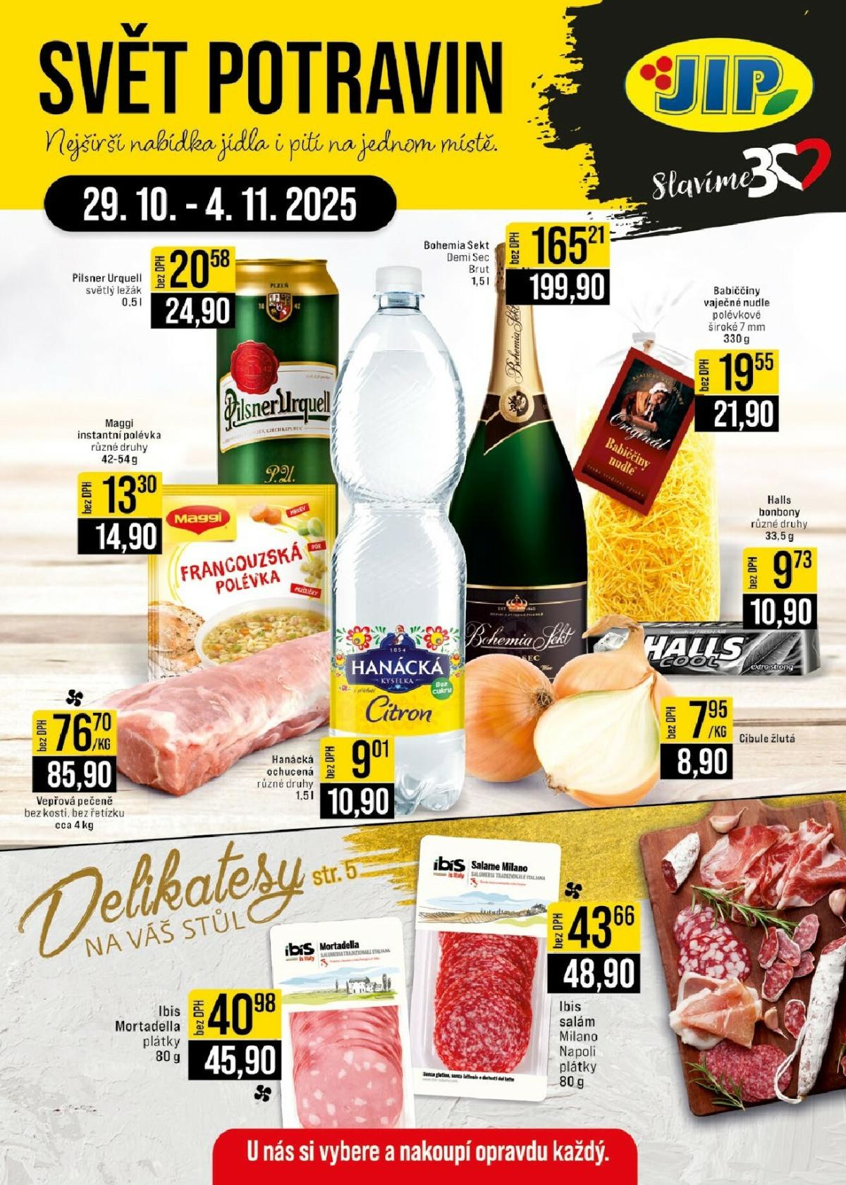 Aktuální leták JIP od 29.10. do 04.11.