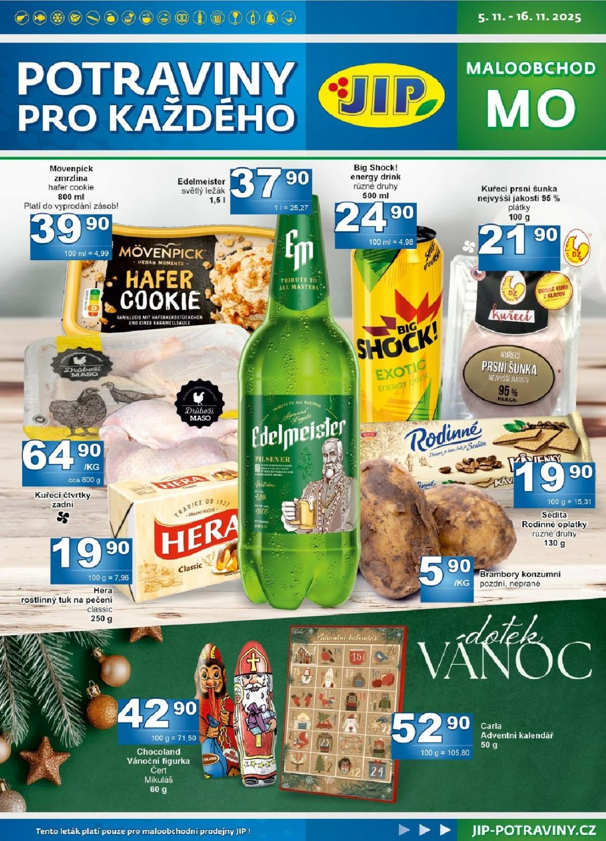 Aktuální leták JIP - Maloobchod od 05.11. do 16.11.