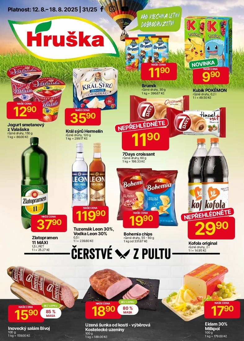 Leták Hruška od 12.08. do 18.08.