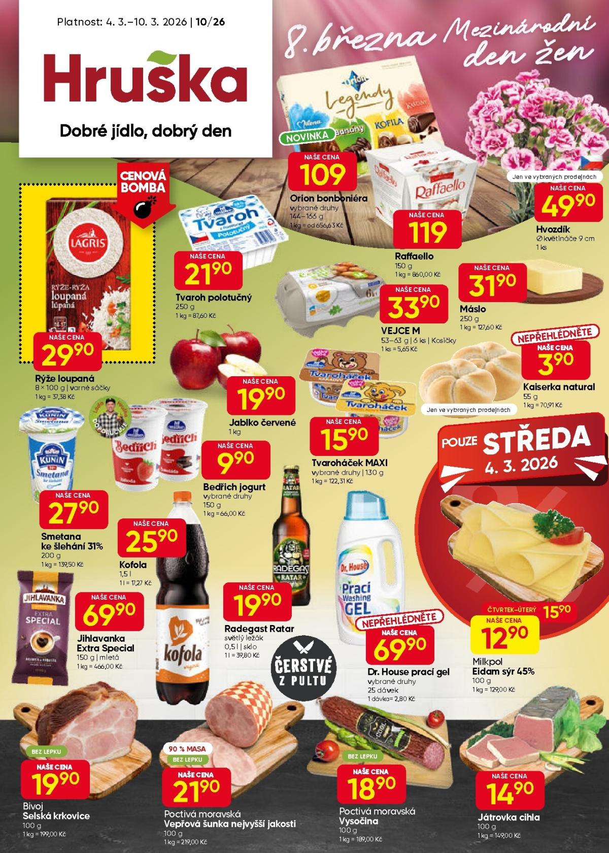 Hruška leták platný od středy 04.03.2026 do úterý 10.03.2026