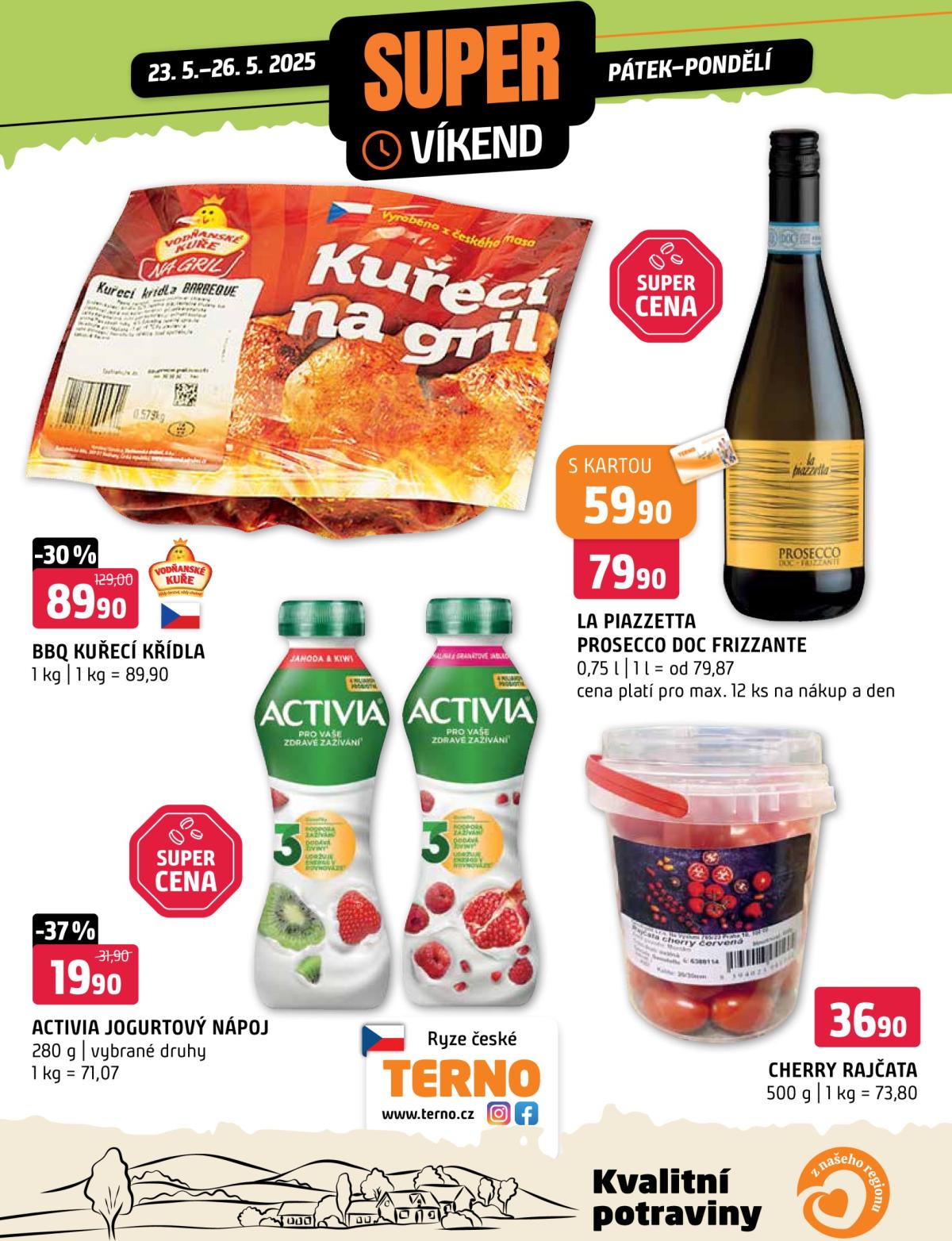Leták Terno - Super víkend od 23.05. do 26.05.