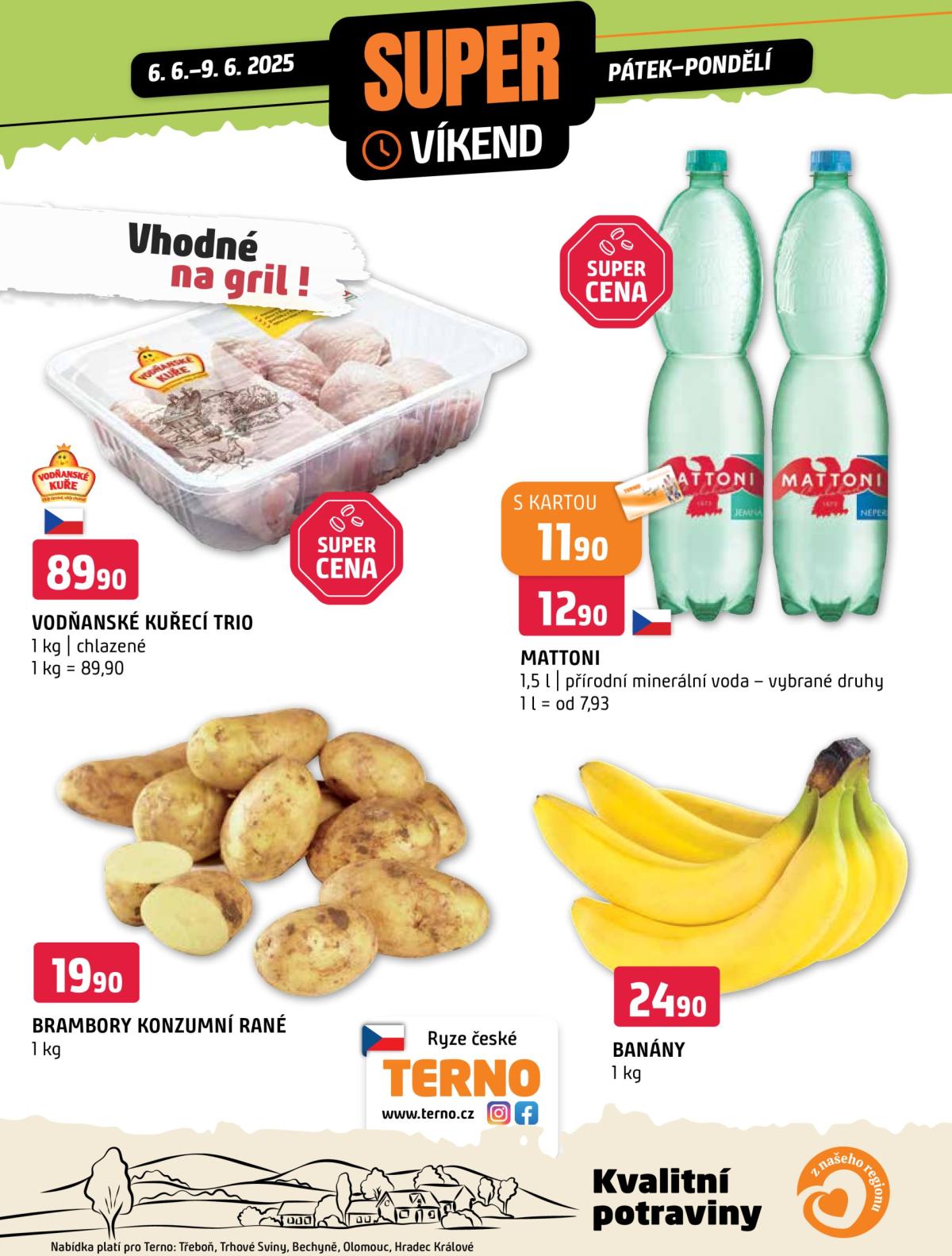 Leták Terno - Super víkend od 06.06. do 09.06.