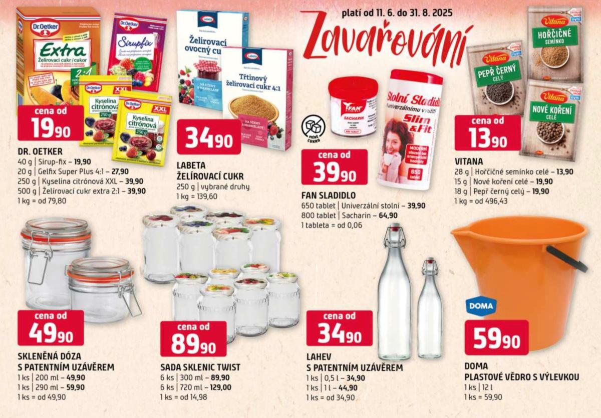 Leták Terno - Zavařování od 11.06. do 31.08.