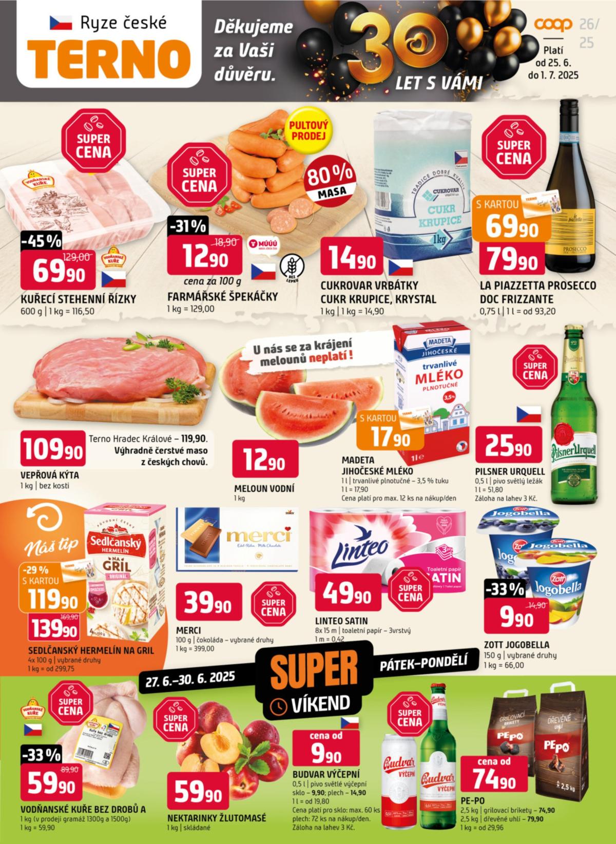 Leták Terno od 25.06. do 01.07.