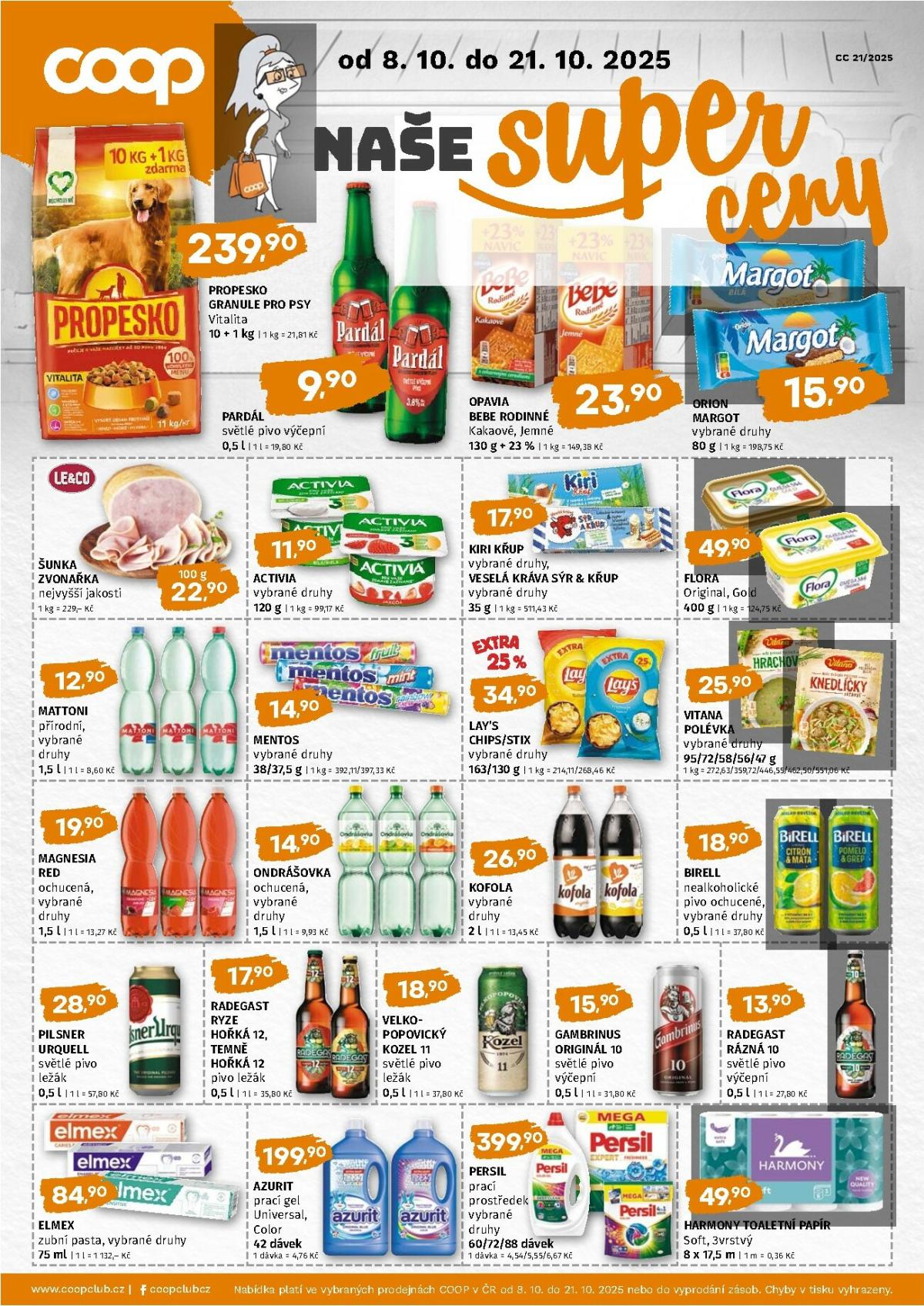 Aktuální leták Terno - Super ceny od 08.10. do 21.10.
