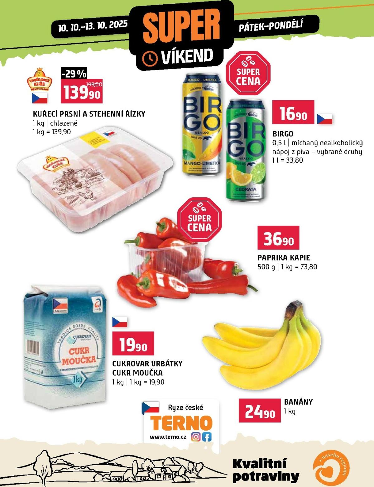 Aktuální leták Terno - Super víkend od 10.10. do 13.10.