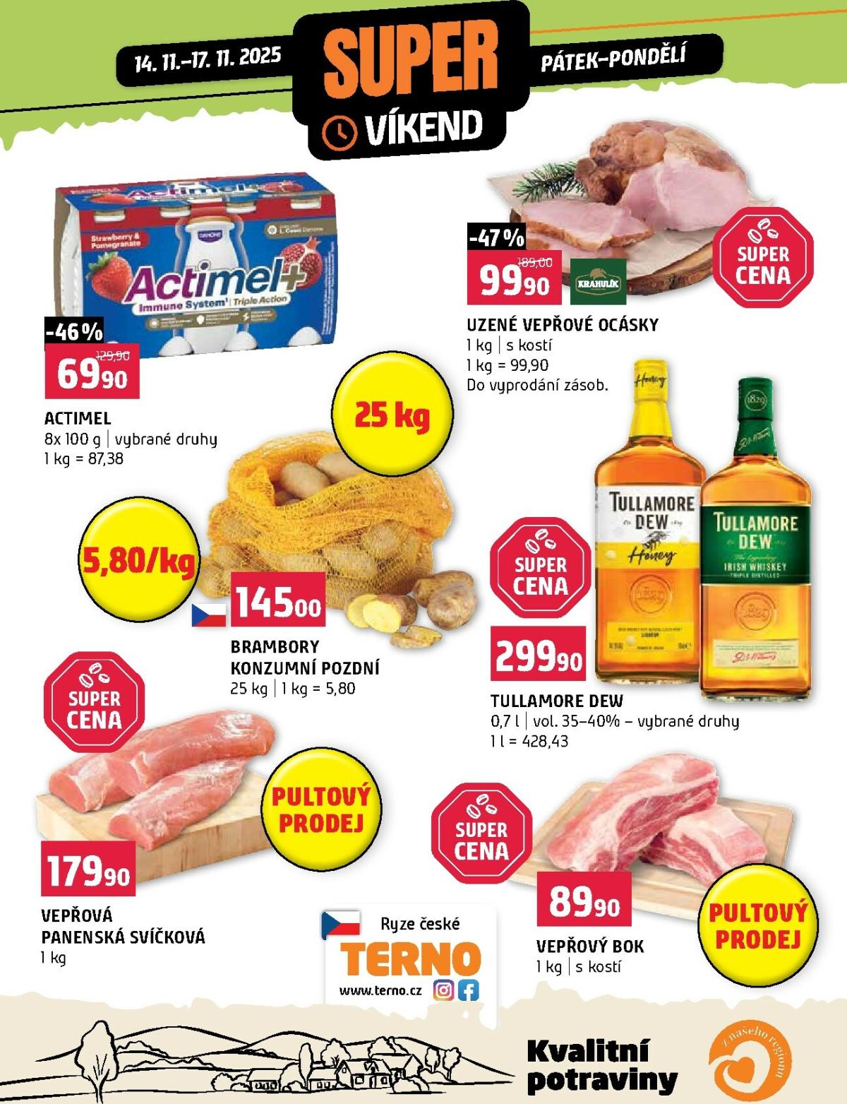 Aktuální leták Terno - Super víkend od 14.11. do 17.11.