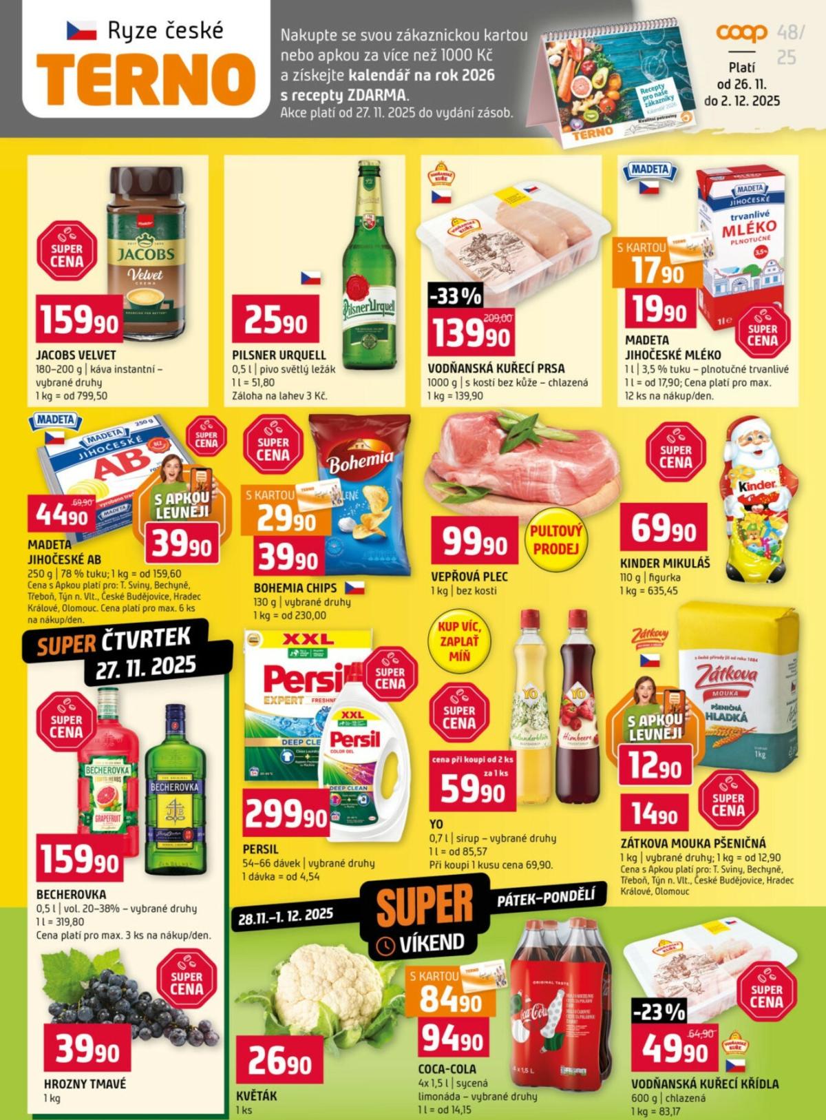 Aktuální leták Terno od 26.11. do 02.12.