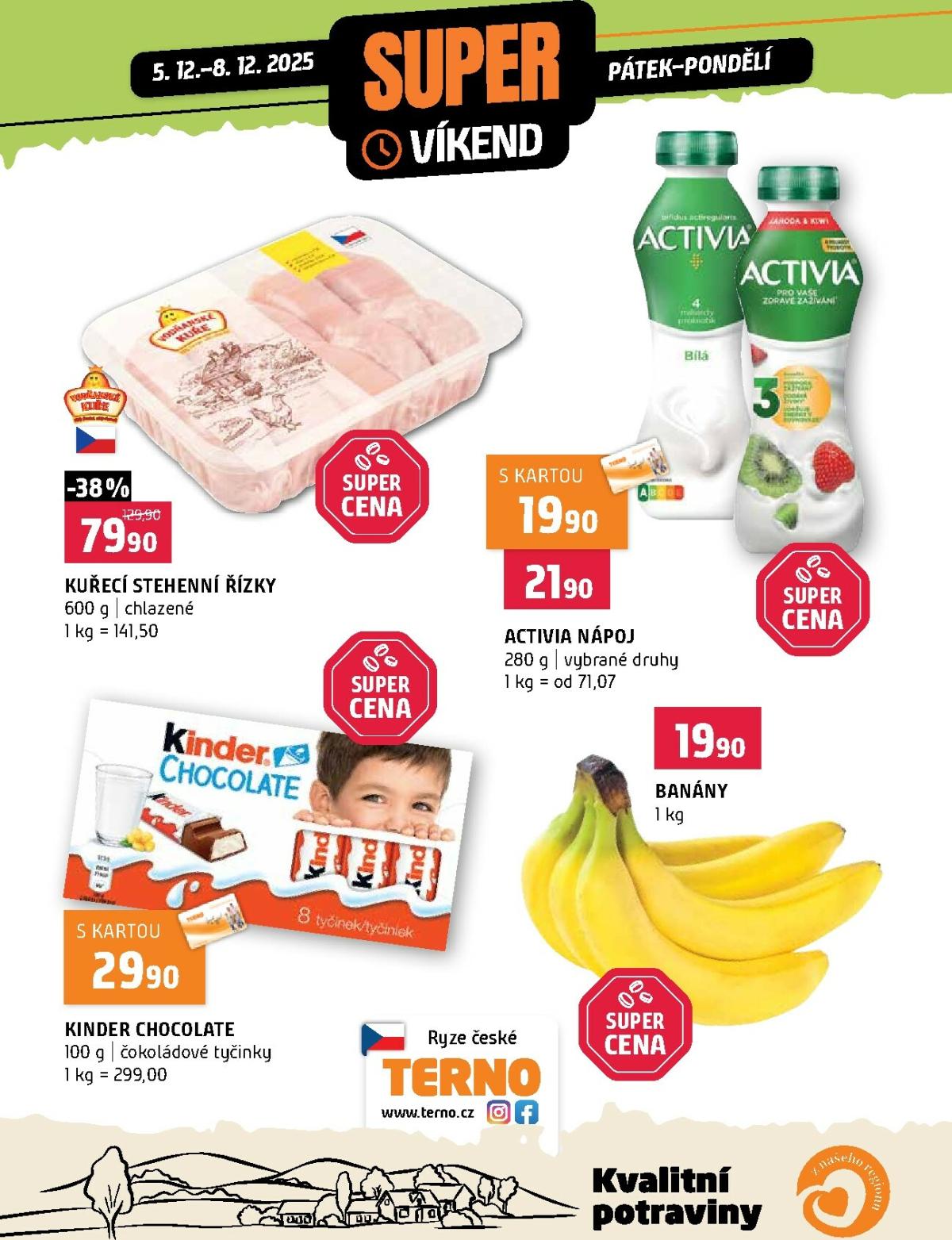 Aktuální leták Terno - Super víkend od 05.12. do 08.12.