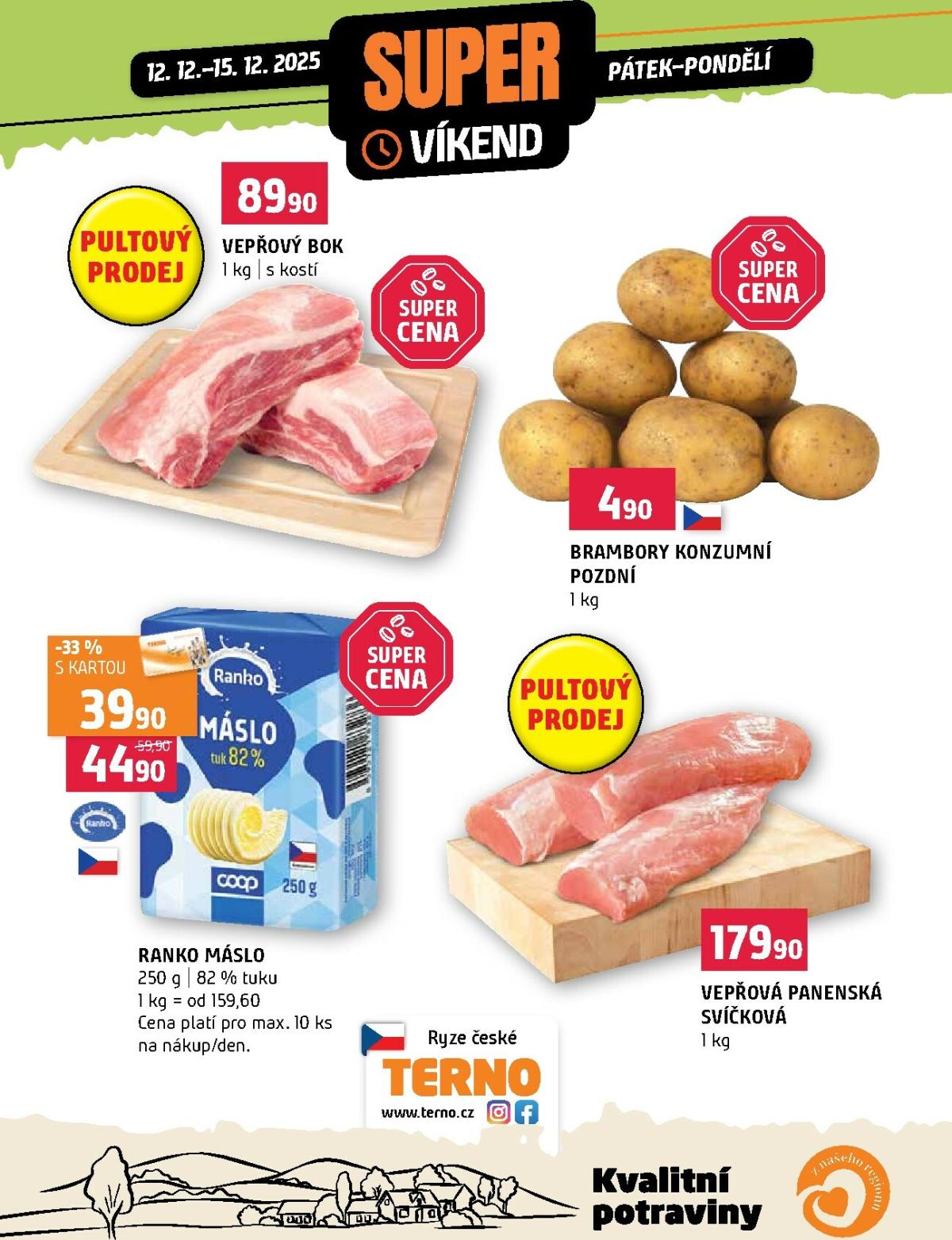 Aktuální leták Terno - Super víkend od 12.12. do 15.12.