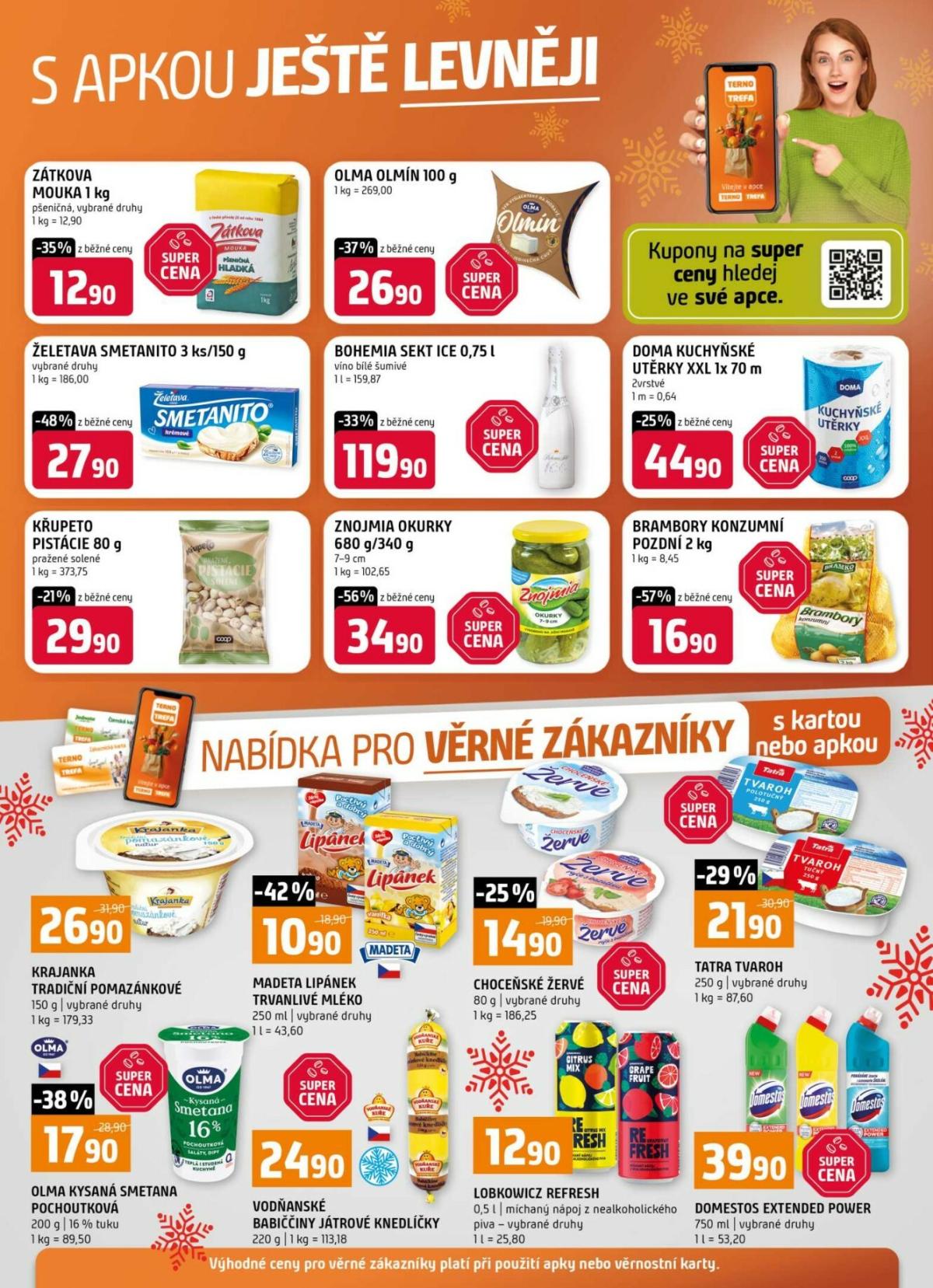 Aktuální leták Terno - S apkou ještě levněji od 15.12. do 31.12.