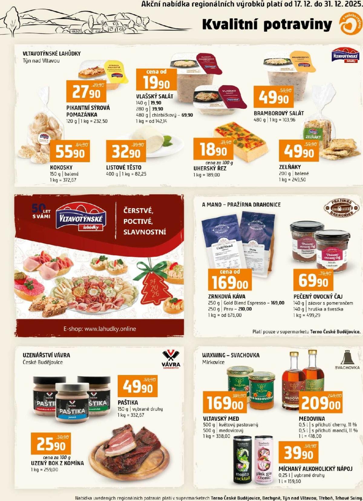 Aktuální leták Terno - Kvalitní potraviny od 17.12. do 31.12.