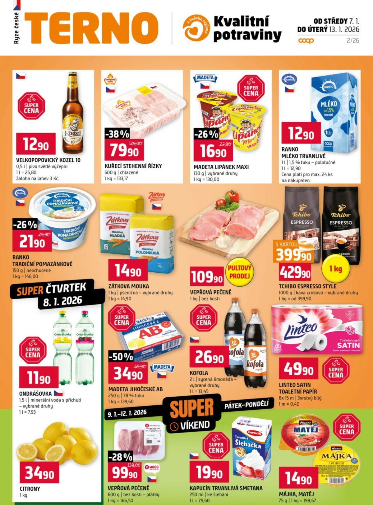 Aktuální leták Terno od 07.01. do 13.01.