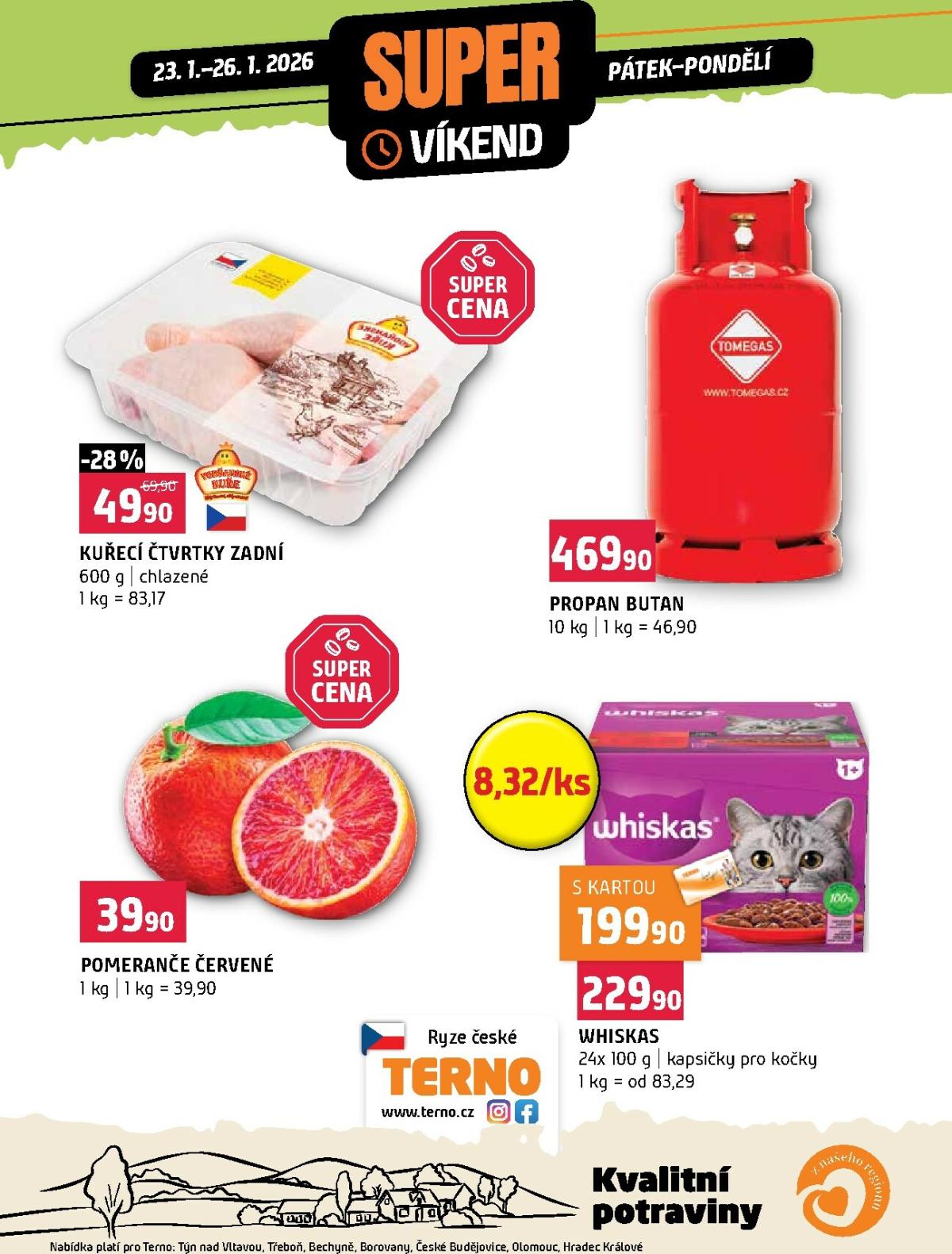 Terno - Super víkend leták platný od 23.01. do 26.01.