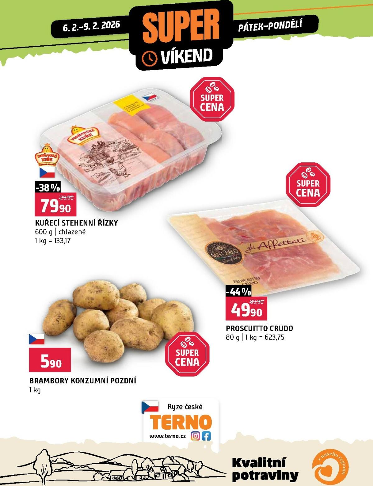 Terno - Super víkend leták platný od pátku 06.02.2026 do pondělí 09.02.2026
