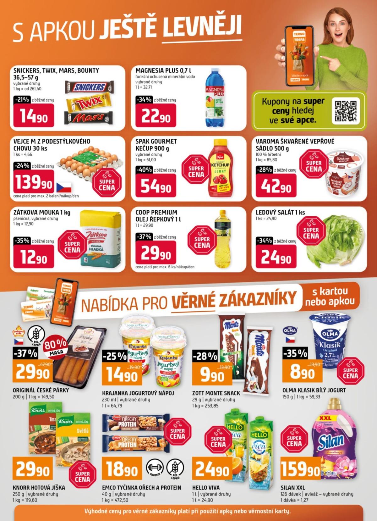 Terno - S apkou ještě levněji leták platný od středy 25.02.2026 do úterý 03.03.2026