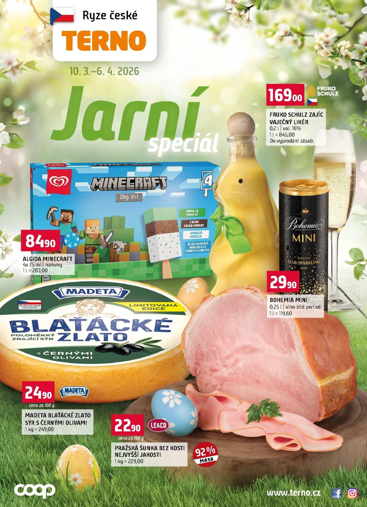 Terno - Jarní speciál leták platný od úterý 10.03.2026 do pondělí 06.04.2026