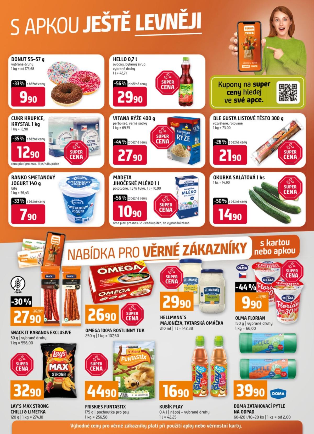 Terno - S apkou ještě levněji leták platný od středy 18.03.2026 do úterý 24.03.2026