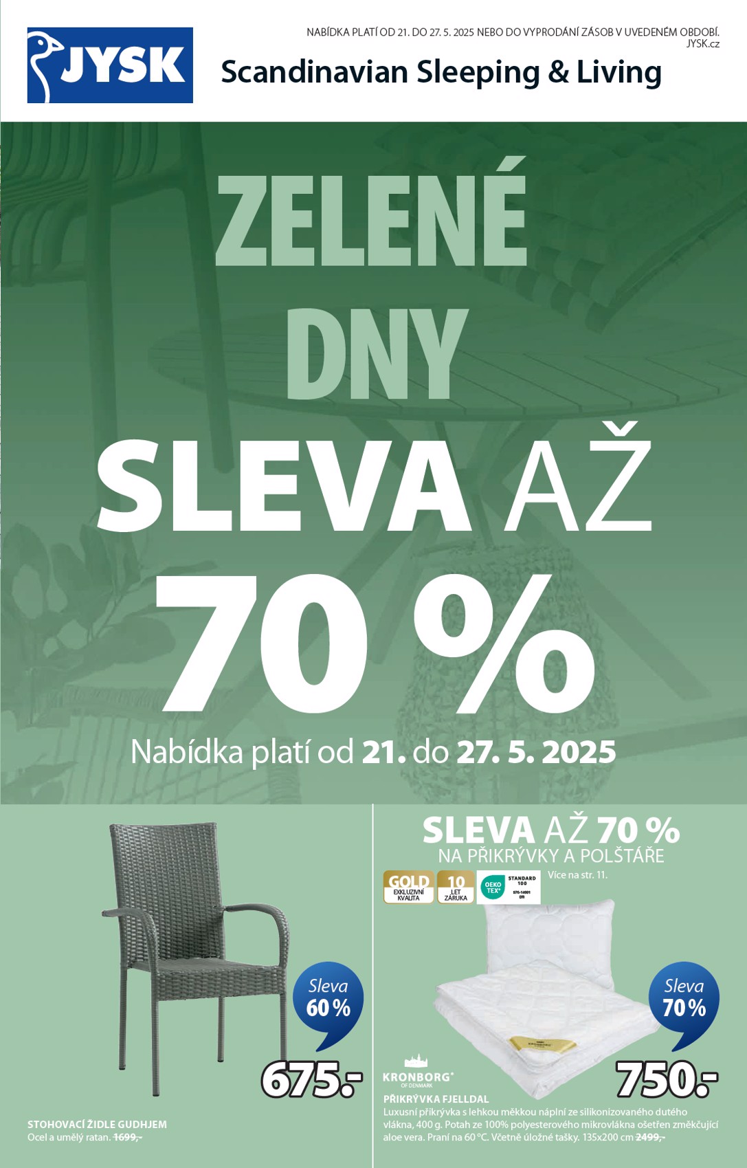 Leták JYSK od 21.05. do 27.05.