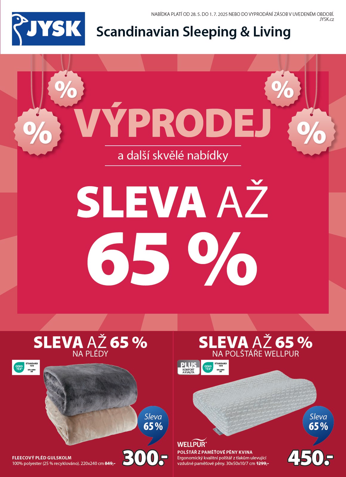 Leták JYSK od 28.05. do 01.07.
