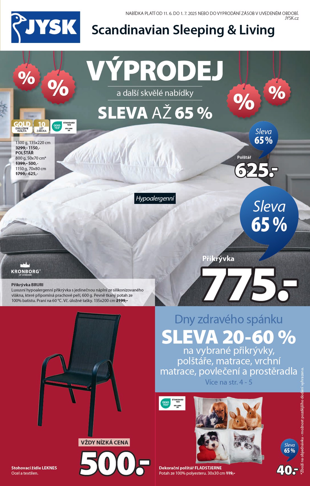 Leták JYSK od 11.06. do 01.07.
