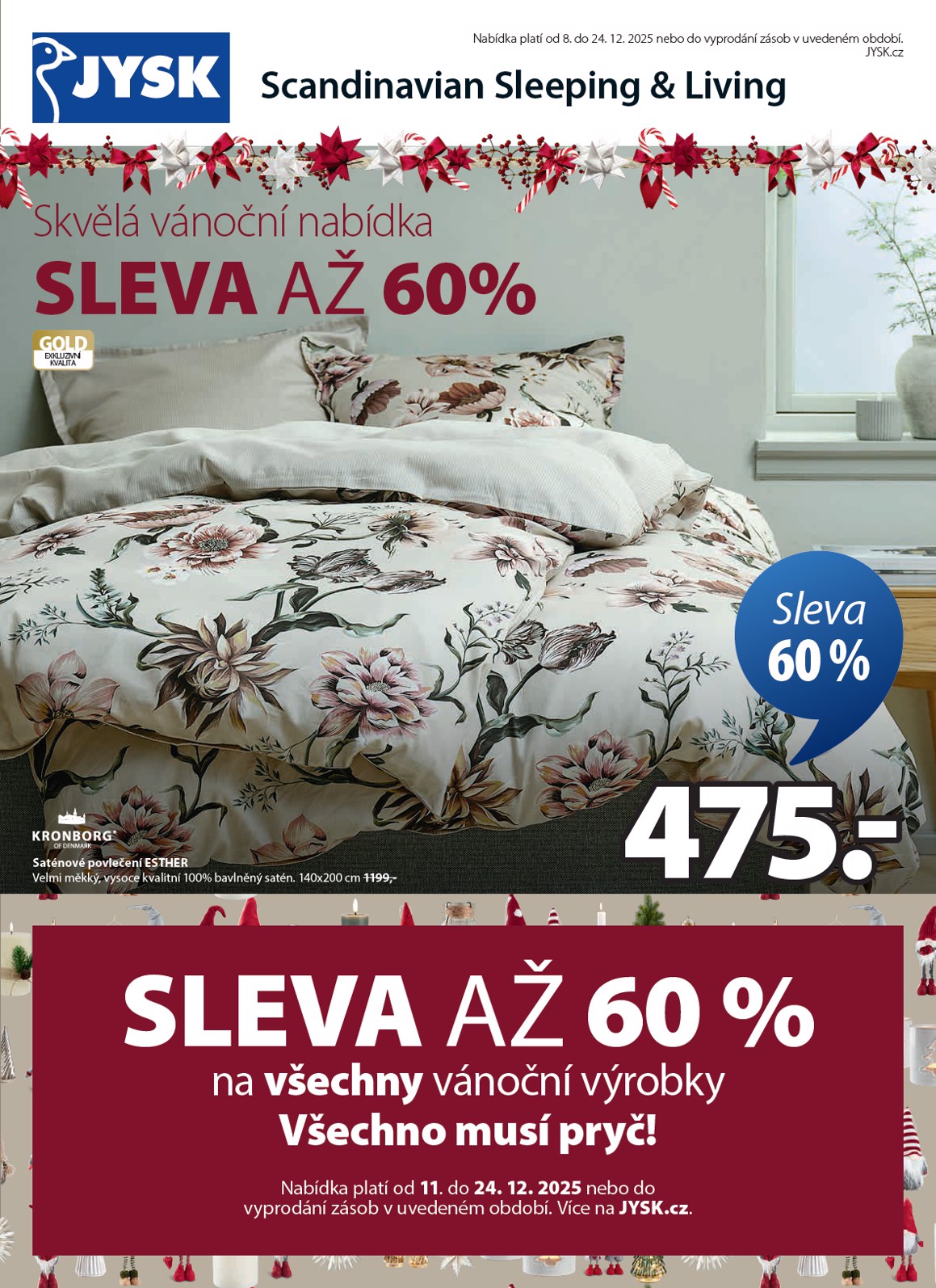 Aktuální leták JYSK od 08.12. do 24.12.