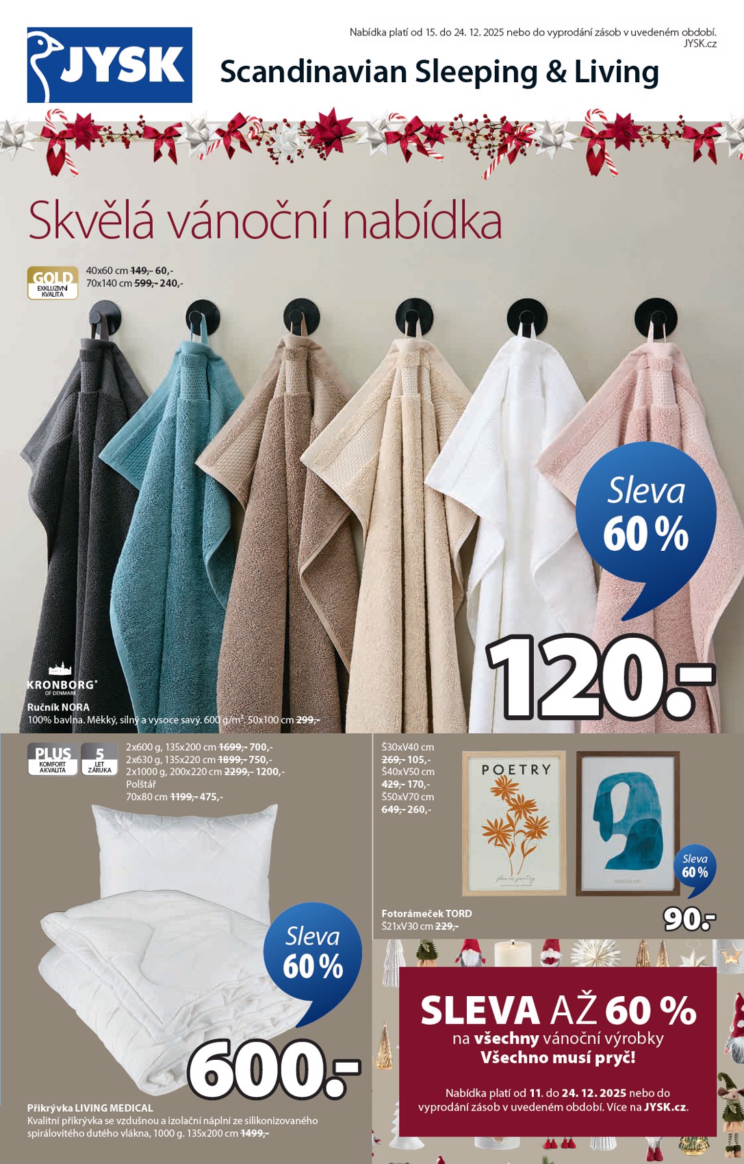 Aktuální leták JYSK od 15.12. do 24.12.