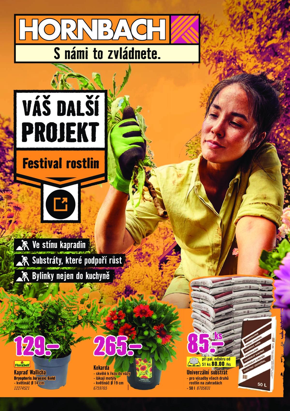 Leták Hornbach.cz - Festival rostlin od 21.05. do 04.06.