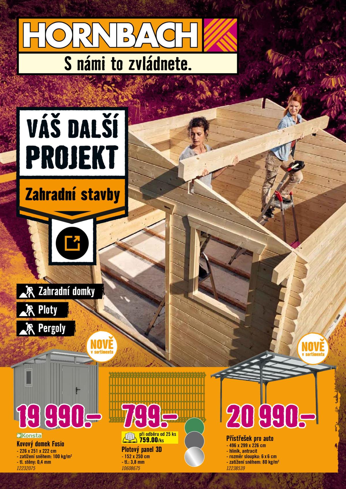 Leták Hornbach - Zahradní stavby od 28.05. do 11.06.